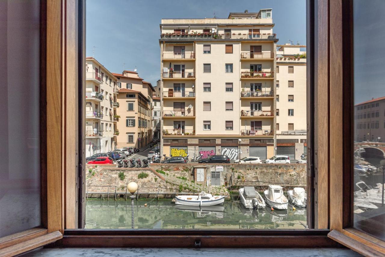 Piccola Venezia Canal View Charming Flat Ливорно Екстериор снимка